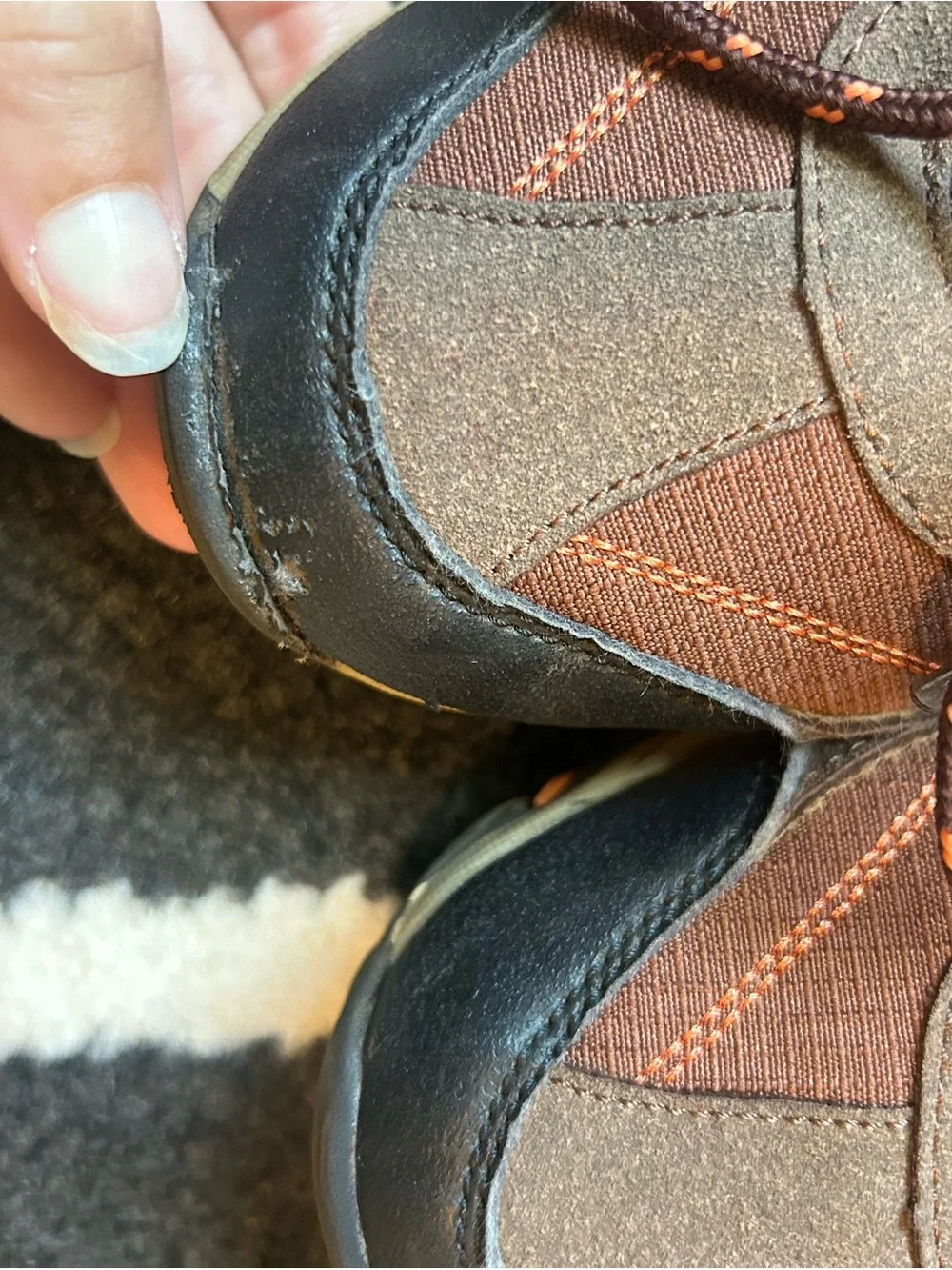 Nautica Brown and Black Kid’s Outdoor Boots